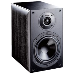 Indiana line nota 260 xn vinile rovere nero - coppia diffusori da scaffale 2 vie