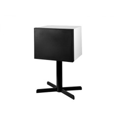 Geneva DeCon White wood and Black aluminium - Altoparlante Stereo Hi Fi