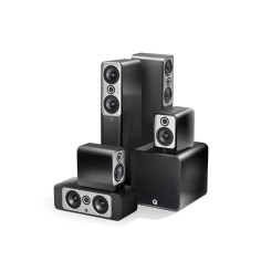 Q Acoustics Q CONCEPT 50 5.1 CINEMA PACK nero high gloss - Sistema home cinema