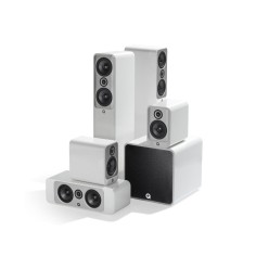 Q Acoustics Q CONCEPT 50 5.1 CINEMA PACK bianco high gloss - Sistema home cinema