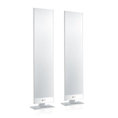 KEF T301 White - Coppia altoparlanti sottili TV Home Cinema
