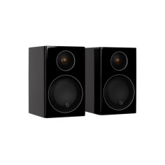 Pair of audio monitors new radius 90 black gloss