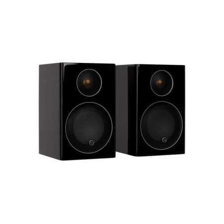 Pair of audio monitors new radius 90 black gloss