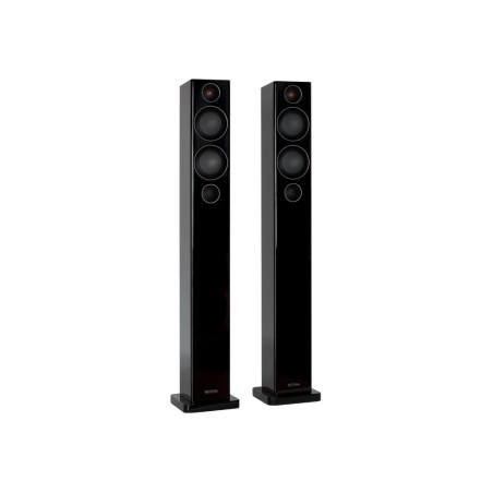 Pair of audio monitors new radius 270 black gloss