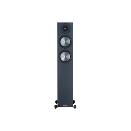 Monitor audio bronze 200 6g black - coppia diffusori da pavimento bass reflex a 2 vie e mezzo