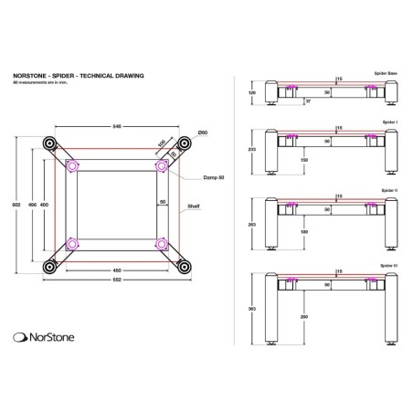 Norstone SPIDER 1 BK