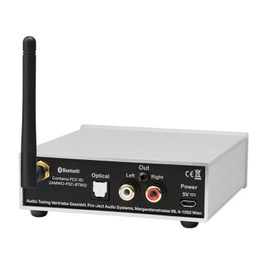 Pro-Ject BLUETOOTH BOX S2 HD Silver - Ricevitore Bluetooth