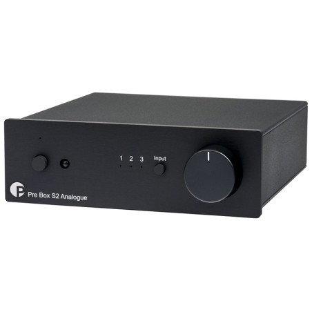 Pro-Ject PRE BOX S2 ANALOGUE Nero - Preamplificatore stereo