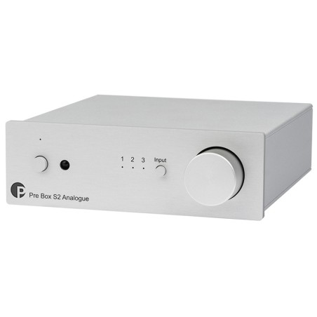 Pro-ject pre box s2 analogue silver - preamplificatore stereo