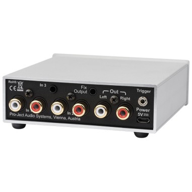 Pro-ject pre box s2 analogue silver - preamplificatore stereo