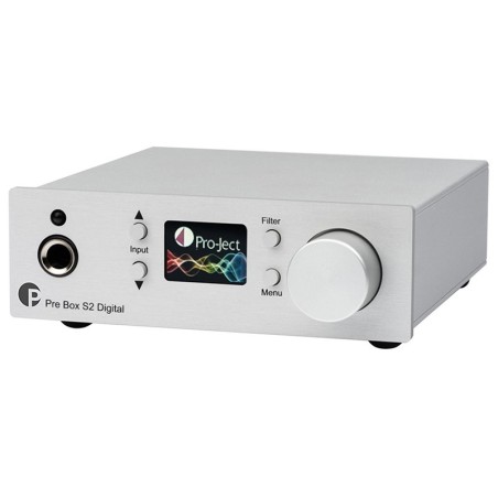 Pro-ject pre box s2 digital silver - preamplificatori cuffia