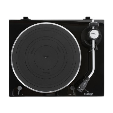 THORENS TD 204 BLACK HIGH GLOSS - Giradischi manuale