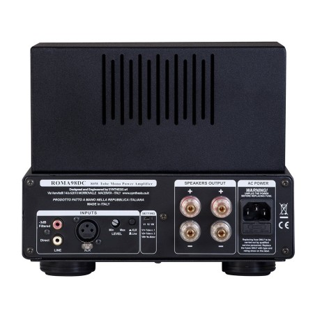 SYNTHESIS ROMA 98DC SE PIANO BLACK LACQUER WOOD - Amplificatore finale di potenza