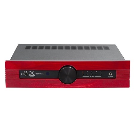 SYNTHESIS ROMA 117DC RED LACQUER WOOD ESPOSITIVO - Preamplificatore stereofonico valvolare