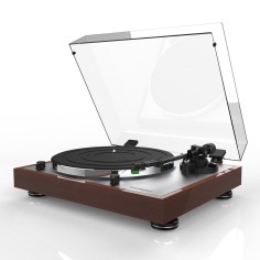 Thorens td 402 dd high gloss walnut - giradischi con motore a trazione diretta