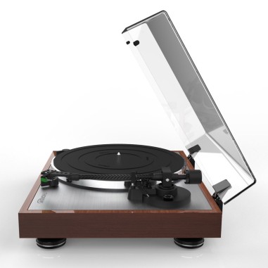 Thorens td 402 dd high gloss walnut - giradischi con motore a trazione diretta