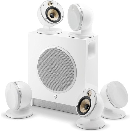 Focal dome pack flax 5.1 bianco - sistema completo di diffusori