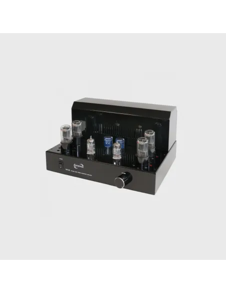 Dynavox vr-20 nero cassa lucida in metallo - amplificatore valvolare